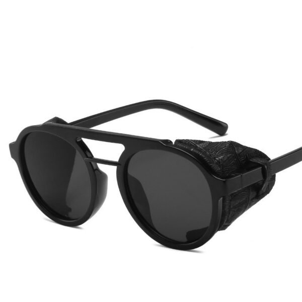 Fashion Round Frame Double Beam  Sunglasses - Image 4