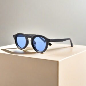 Sunshade Face Personalized Retro High-grade Round Sunglasses