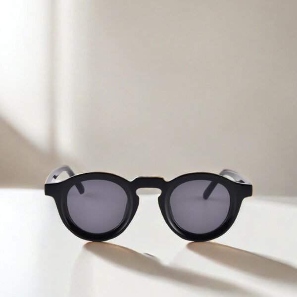 Sunshade Face Personalized Retro High-grade Round Sunglasses - Image 5